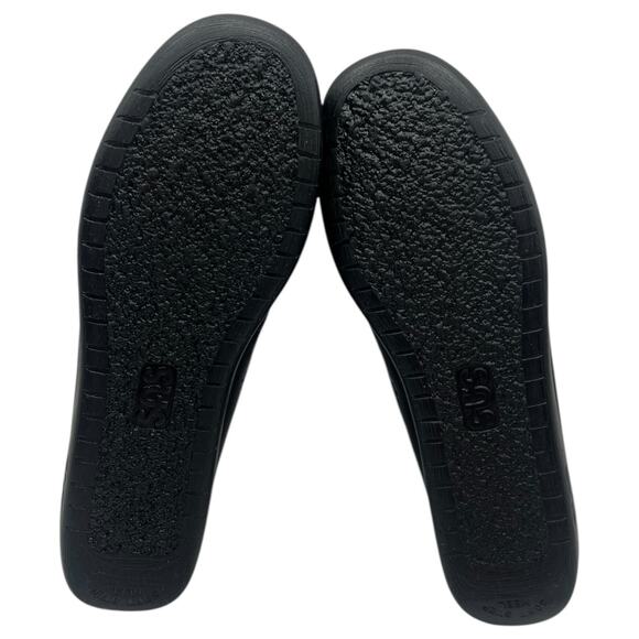 SAS Siesta Shoes Women Size 7.5M Black Leather Handsewn Oxfords Moc Toe - Picture 5 of 5